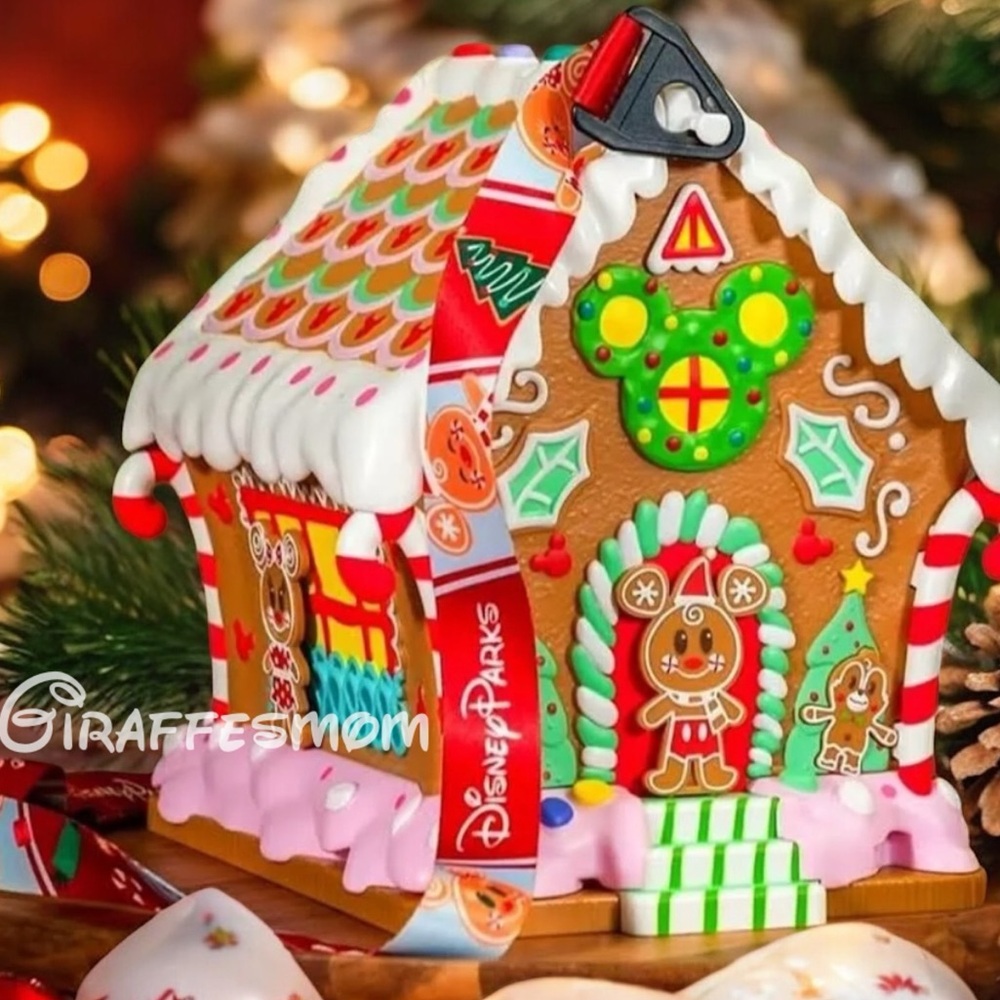 Disney Parks Disneyland Mickey & Minnie Gingerbread House Popcorn Bucket…